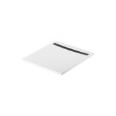 Meissen Keramik Kontra S207004 brodzik prostokątny z maskownicą 100x90 cm biały