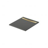 Meissen Keramik Kontra S207006 brodzik prostokątny z maskownicą 100x90 cm grafitowy