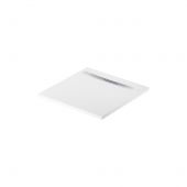 Meissen Keramik Kontra S207023 brodzik kwadratowy z maskownicą 90x90 cm biały