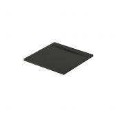 Meissen Keramik Kontra S207025 brodzik kwadratowy z maskownicą 90x90 cm czarny