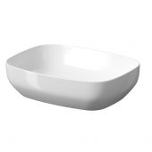 Meissen Keramik Farva K712019 umywalka 50x38.5 cm prostokątna nablatowa biała