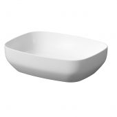 Meissen Keramik Farva K712025 umywalka 50x38.5 cm prostokątna nablatowa biała