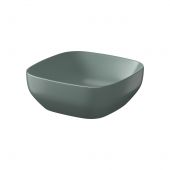 Meissen Keramik Farva K712027 umywalka 38x38 cm kwadratowa nablatowa zielona