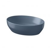 Meissen Keramik Farva K712030 umywalka 50x38.5 cm owalna nablatowa niebieska
