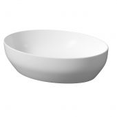 Meissen Keramik Farva K712031 umywalka 50x38.5 cm owalna nablatowa biała