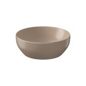 Meissen Keramik Farva K712035 umywalka 40x40 cm okrągła nablatowa brąz/beż