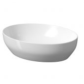 Meissen Keramik Farva K712044 umywalka 50x38.5 cm owalna nablatowa biała