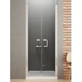 New Trendy New Soleo D0125A drzwi prysznicowe 90 cm uchylne chrom połysk/szkło przezroczyste