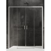New Trendy Prime D0339A drzwi prysznicowe 190 cm rozsuwane chrom połysk/szkło przezroczyste