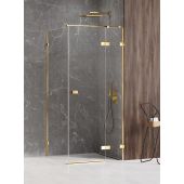 New Trendy Avexa Gold Shine EXK1651 kabina prysznicowa prostokątna 100x80 cm