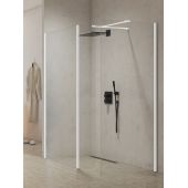 New Trendy New Modus White EXK2279 ścianka prysznicowa walk-in 100 cm biały mat/szkło przezroczyste