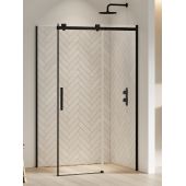 New Trendy Softi Black EXK3976 kabina prysznicowa 120x90 cm prostokątna czarny mat/szkło przezroczyste
