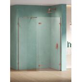 New Trendy Eventa Copper Shine EXK6551 ścianka prysznicowa walk-in 140 cm miedź połysk/szkło przezroczyste
