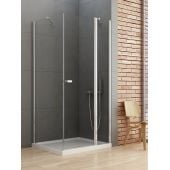 New Trendy New Soleo K0396 kabina prysznicowa 100x90 cm prostokątna chrom połysk/szkło przezroczyste