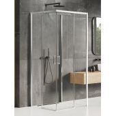 New Trendy Prime K0905 kabina prysznicowa 100x80 cm prostokątna chrom połysk/szkło przezroczyste