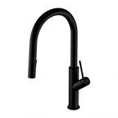 Omnires Bend BE6455BL bateria kuchenna stojąca czarna