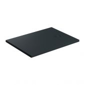Omnires Aquarock AQUAROCK80100BLV brodzik prostokątny z maskownicą 100x80 cm czarny
