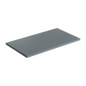 Omnires Aquarock AQUAROCK90140AG brodzik prostokątny z maskownicą 140x90 cm szary