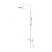 Omnires Y Y1244SUWM zestaw prysznicowy ścienny termostatyczny z deszczownicą biały