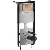 Omnires Eco Flush Set Strongframe + Minimal STFWCECO1MRCP stelaż podtynkowy z przyciskiem spłukującym do miski wc wiszącej