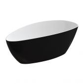 Omnires M+ BARCELONA156BCP wanna wolnostojąca 156x71 cm owalna biała