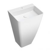 Omnires Parma PARMAUWBP umywalka 55x43 cm prostokątna wolnostojąca biała