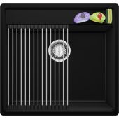 Primagran Bergen Max 60 Low Cut zlewozmywak granitowy 56x53 cm czarny O_OB6KC-001