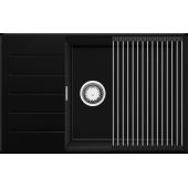 Primagran Sevilla XL 780-60 Top zlewozmywak granitowy 78x50 cm czarny O_OKJKC-001
