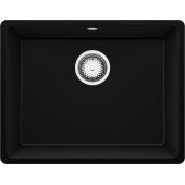 Primagran Wenecja XL 60 Easy zlewozmywak granitowy 56x44 cm czarny O_OW6KC-001