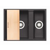 Pyramis Tetragon 070230011D komora podwieszana 59x40 cm czarny