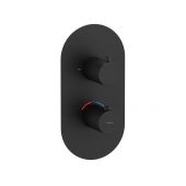 Ravak Espirit X070286 bateria wannowo-prysznicowa podtynkowa z termostatem czarna