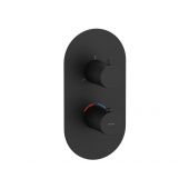 Ravak Espirit X070289 bateria prysznicowa podtynkowa z termostatem czarna