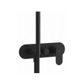 Ravak Eleganta X070300 bateria wannowo-prysznicowa podtynkowa czarna