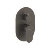 Ravak Eleganta X070338 bateria wannowo-prysznicowa podtynkowa grafitowa