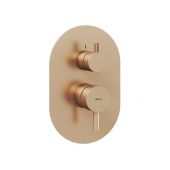 Ravak Espirit X070362 bateria prysznicowa podtynkowa złota