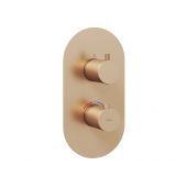 Ravak Espirit X070363 bateria prysznicowa podtynkowa z termostatem złota