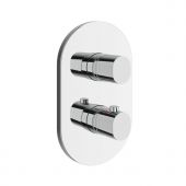 Ravak Chrome II X070455 bateria wannowo-prysznicowa podtynkowa termostatyczna chrom