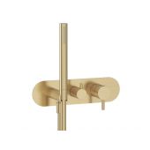 Ravak Espirit X070611 bateria prysznicowa podtynkowa złota