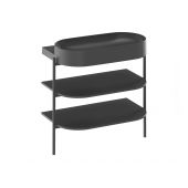 Ravak Yard D80000D006 konsola podumywalkowa 86.8x49.5x76.5 cm podumywalkowa stojąca czarna