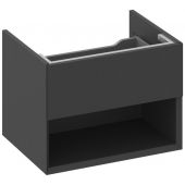 Ravak Lite X000001856 szafka 60x45x43 cm podumywalkowa wisząca czarna