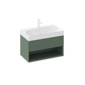 Ravak Lite X000001864 szafka 80x45x43 cm podumywalkowa wisząca zielona