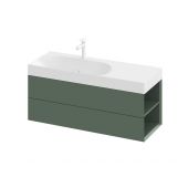 Ravak Lite X000001894 szafka 120x45x43 cm podumywalkowa wisząca zielona