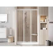 Ravak Supernova 00VD01R2Z1 drzwi prysznicowe 110 cm rozsuwane biały połysk/szkło przezroczyste