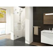 Ravak Brillant 0UL4AA00Z1 drzwi prysznicowe 80 cm uchylne chrom połysk/szkło przezroczyste