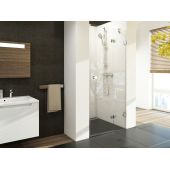 Ravak Brillant 0UP4AA00Z1 drzwi prysznicowe 80 cm uchylne chrom połysk/szkło przezroczyste