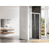 Ravak Matrix 0WPA0100Z1 drzwi prysznicowe 100 cm rozsuwane biały połysk/szkło przezroczyste