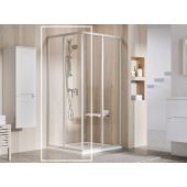 Ravak Supernova 14V30UO2Z1 drzwi prysznicowe 75 cm rozsuwane satyna mat/szkło przezroczyste