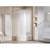 Ravak Runway 31144VU0011 kabina prysznicowa półokrągła 80x80 cm