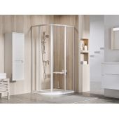 Ravak Supernova 3117OU02Z1 kabina prysznicowa półokrągła 90x90 cm satyna