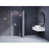 Ravak SmartLine 9SP40A00Z1 ścianka prysznicowa 80 cm chrom połysk/szkło przezroczyste